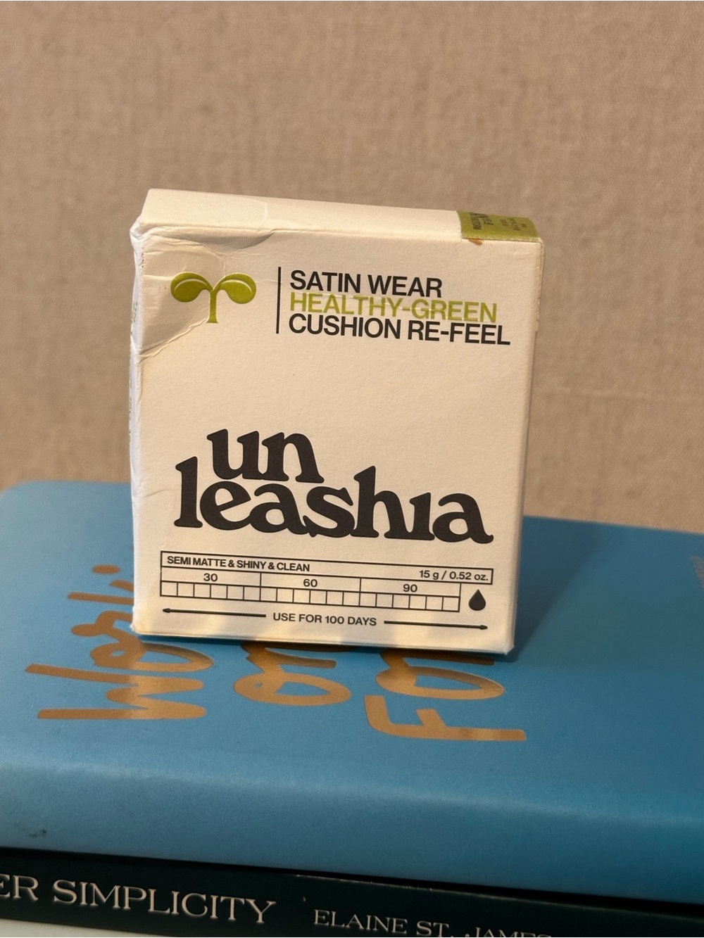 Unleashia Satin Wear Cushion Re-Feel Foundation - shade 24N Wind Storm